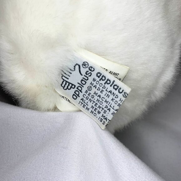 Vintage 1988 Applause Mother Goose Plush 12” Rattle #15325 – Bonnet & Shawl - Picture 11 of 15